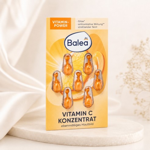 Balea Vitamin C Konzentrat - Concentré visage en capsules
