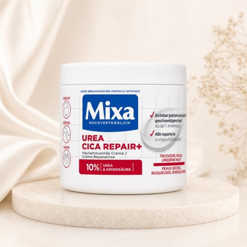 Mixa Urea Cica Repair+ Crème réparatrice 10% urée et acide aminé - 400 ml