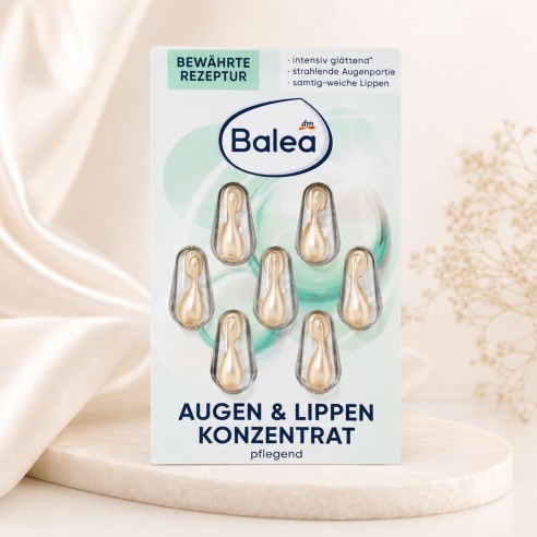 Balea Concentré Yeux & Lèvres Pflegend - 7 capsules