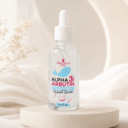 Sérum visage Alpha Arbutin 3 Plus + Collagène Precious Skin - 50 ml